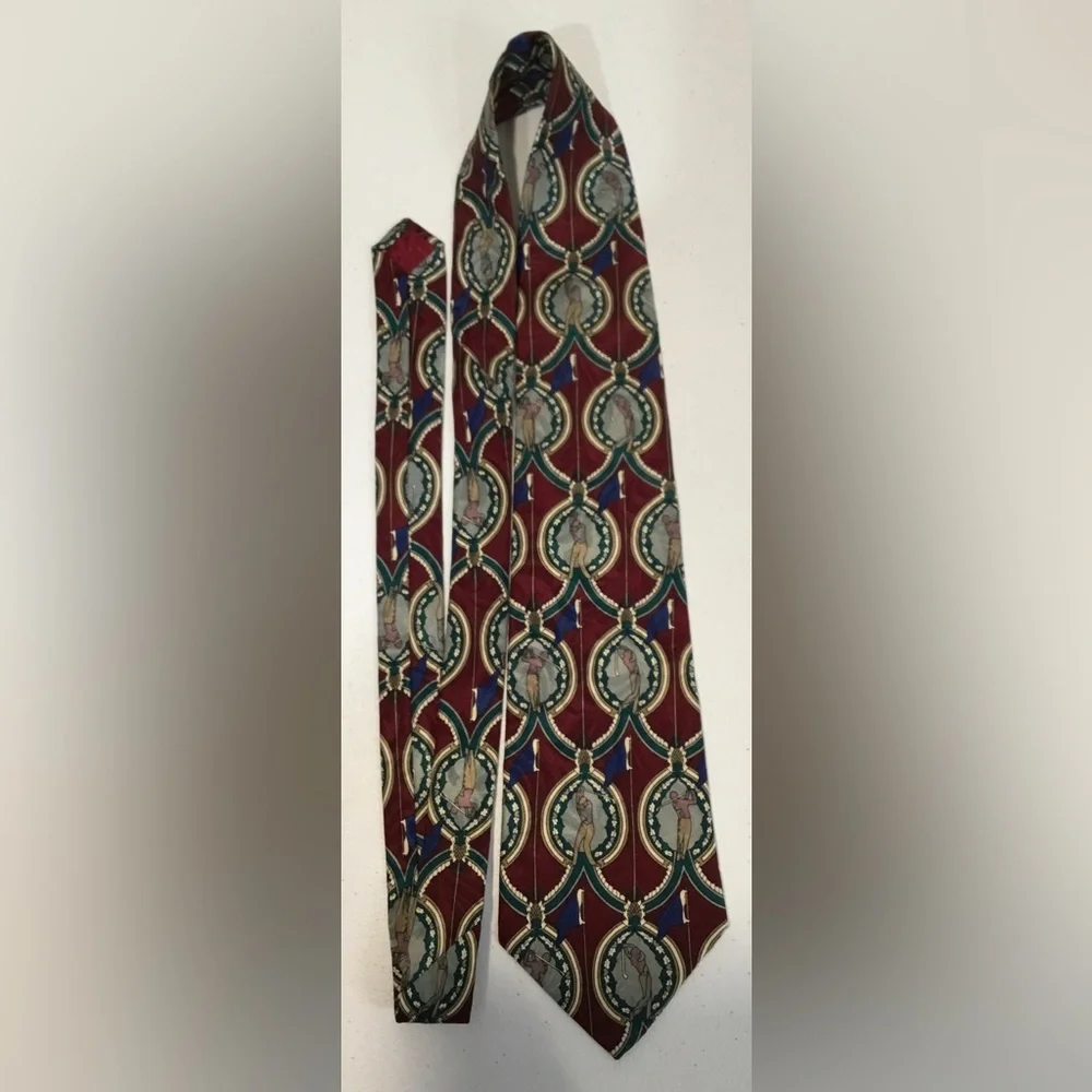 Vintage Barry Wells Men's Silk Golf 